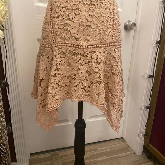 Veronica Beard Aura lace asymmetrical mini skirt, size 4 - Picture 12 of 14